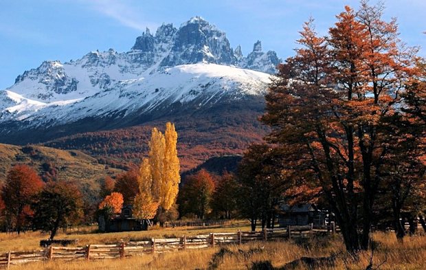 Landschaft vor dem Einfamilienhaus