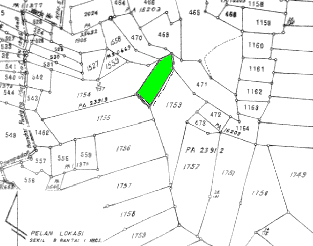 Grundst�ck der H�user auf Pulau Langkawi