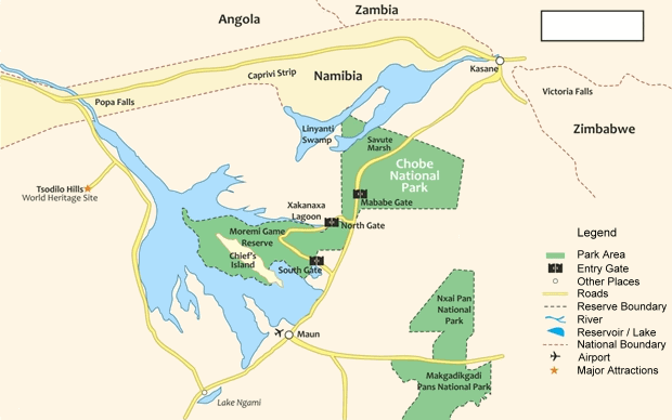 Baugrundst�ck Farm Farmland am Okavango Panhandle in Botswana