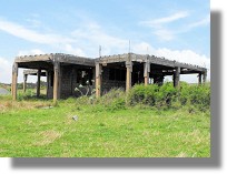 Rohbau fr Einfamilienhaus am Meer bei Prampram Old Ningo in Ghana