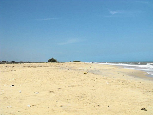 Strand der Villa Ausbauhaus in Old Ningo Ghana