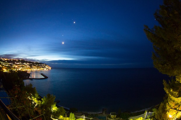 Ausblick vom Gstehaus in Bordighera