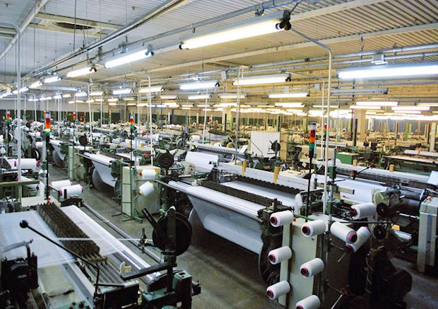 Webmaschinen vom Textilbetrieb in Mogilev