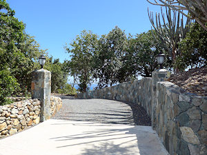 Weg zum Baugrundst�ck