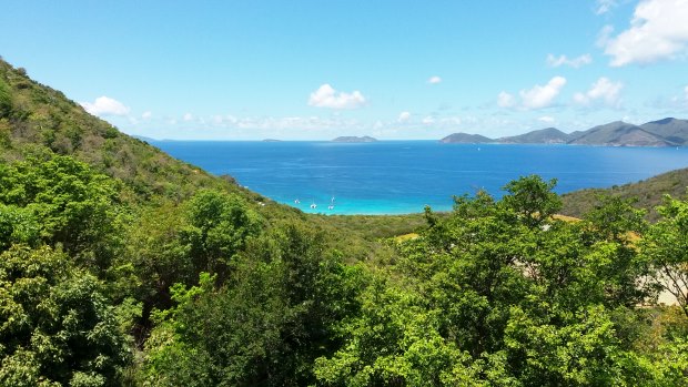 Panoramablick vom Baugrundst�ck