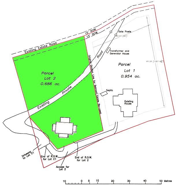 Baugrundst�ck der Insel Tortola