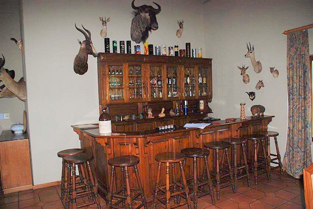 Bar im Ferienhaus Wohnhaus