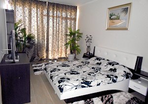 Schlafzimmer einer Eigentumswohnung