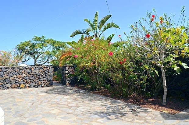 Terrassenbereich vom Ferienhaus bei Valverde El Hierro