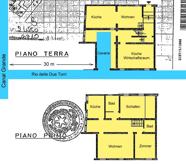 Grundriss der Wohnung