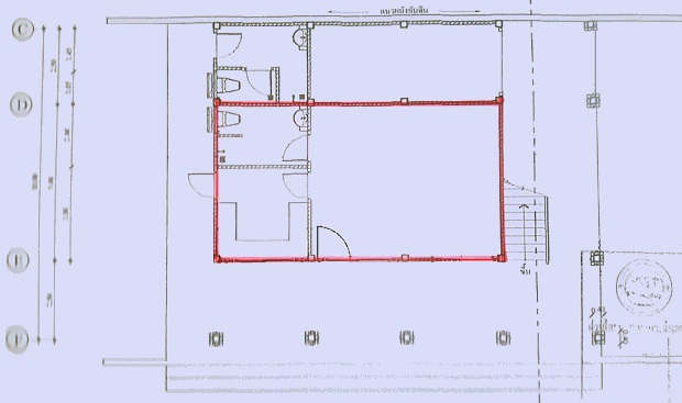 Grundriss der Ferienwohnung auf Koh Por