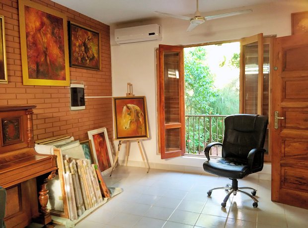 Wohnbereich im Ferienhaus in Paraguay