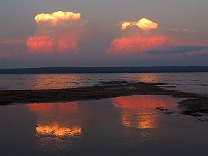 Lago Ypacarai in Paraguay