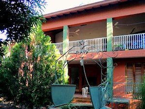 Frontansicht vom Ferienhaus