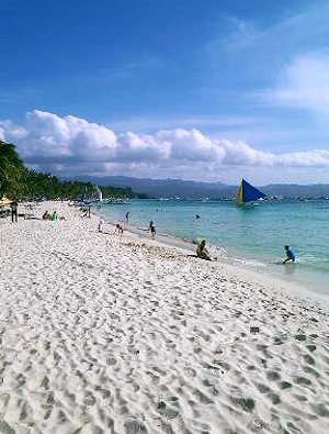 Withe Beach auf Boracay unweit vom Ferienapartment