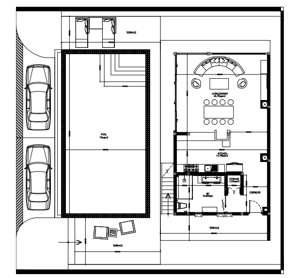 Grundriss zum Einfamilienhaus Erdgeschoss