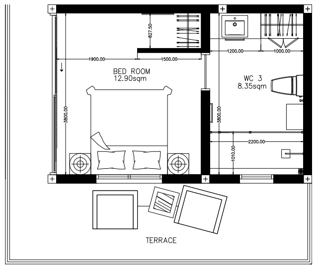 Zimmer vom Einfamilienhaus