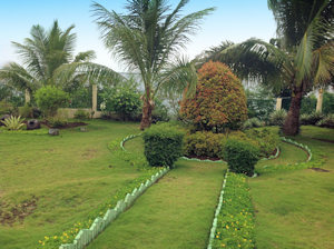 Garten der Villa