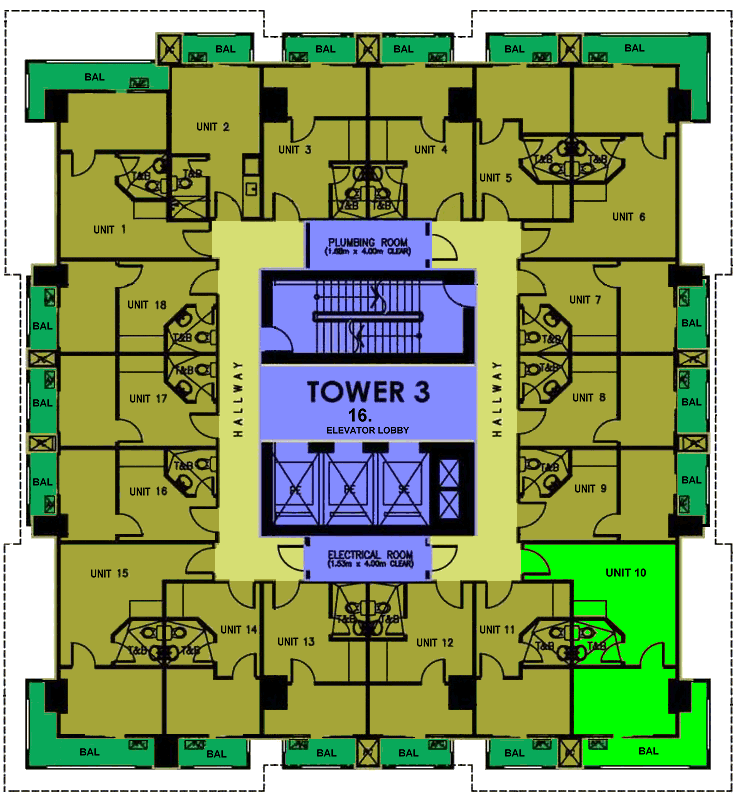 Condo im Trevi-Tower Makati