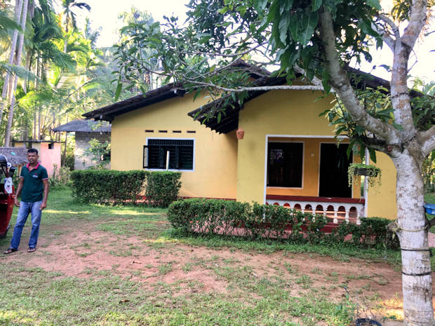 Wohnhaus von Sri Lanka in Bentota