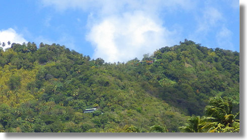 Grundstck in Hanglage auf St. Lucia der Karibik