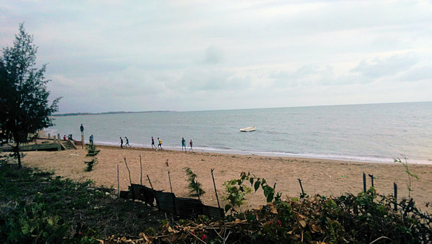 Strand am Grundstück vom Ferienhaus Strand am Grundstück vom Ferienhaus