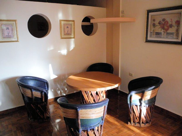 Wohnbereich eines Studios der Pension Wohnbereich eines Studios der Pension