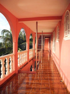 Veranda der Pension Veranda der Pension