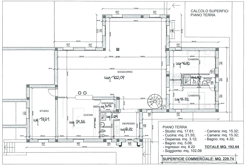 Erdgeschoss vom Landhaus auf dem Baugrundstck