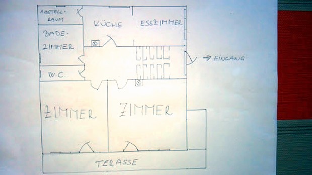 Obergeschoss vom Ferienhaus