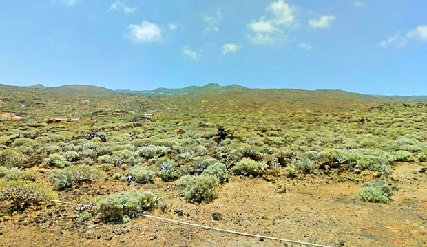 Baugrundstck mit Meerblick auf El Hierro der Kanaren