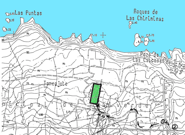 Baugrundstck in Pozo de las Calcosa auf El Hierro
