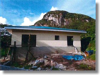 Wohnhaus auf Mahe der Seychellen