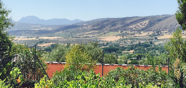 Ausblick vom Einfamilienhaus