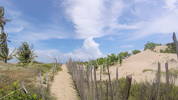 Weg zum Baugrundst�ck bei Itarema