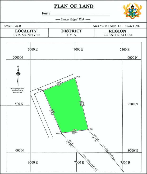 Baugrundst�ck in Tema