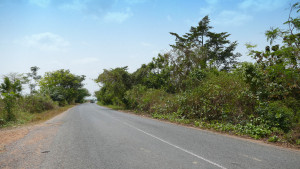 Stra�e am Agrarland nach Dodowa