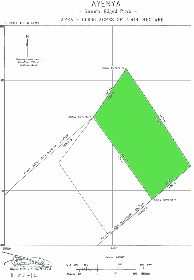 Dodowa Sota Bauland f�r Hausbau