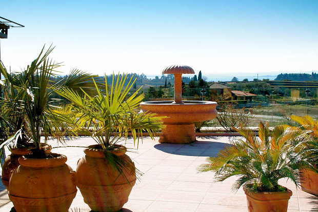 Auenterrasse vom Restaurant