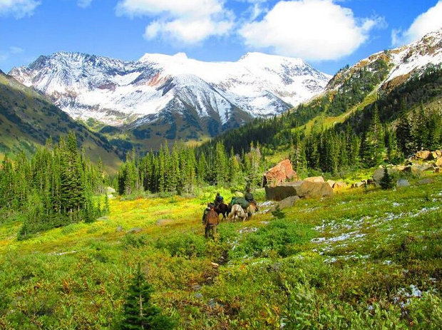 Jagdgebiet in British Columbia Kanada