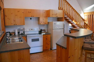 K�che der Chalet im Resort der Lodge