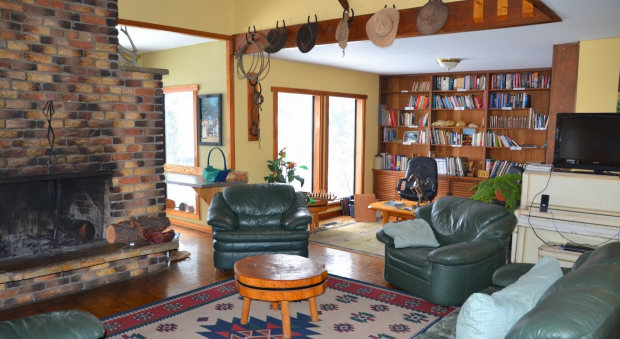 Wohnbereich der Lodge