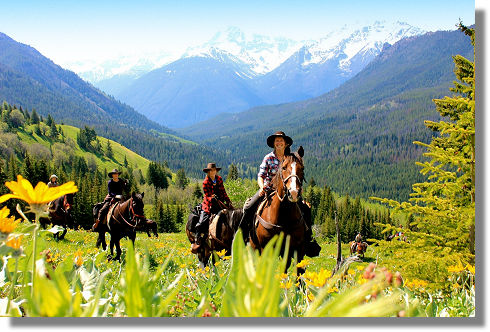 Ferienbetrieb in British Columbia