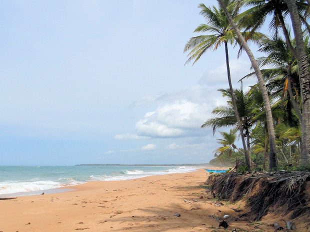 Baugrundstck am Kahandamodara Beach der Sdprovinz