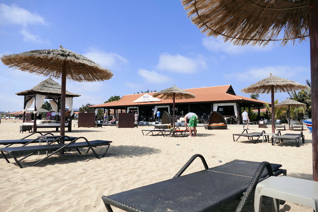 Strand von Sal direkt vor dem Einfamilienhaus