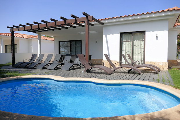 Pool vom Einfamilienhaus