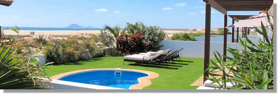 Villa Ferienhaus am Strand auf Ilha do Sal der Kap Verden zum Kaufen vom Immobilienmakler