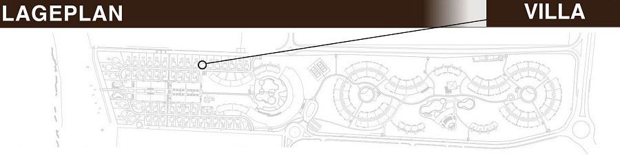 Lageplan der Villa im Resort auf Sal