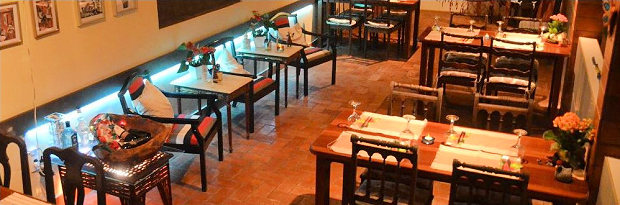 Restaurant der Ferienranch bei Salvador da Bahia Brasilien