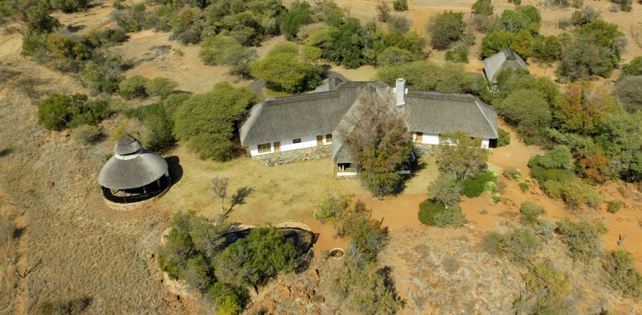 Beispiel einer privaten Lodge auf dem Grundstck